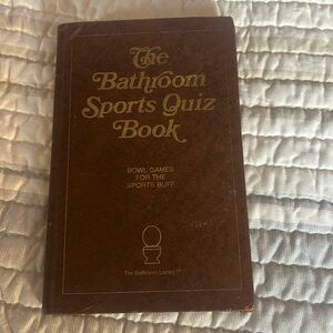 1986 Bathroom Sports Quiz Book